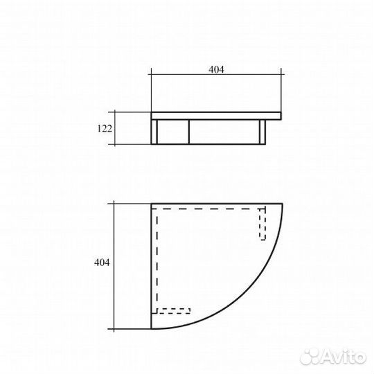 Подставка под монитор Монолит пм3.3, 404*404*122