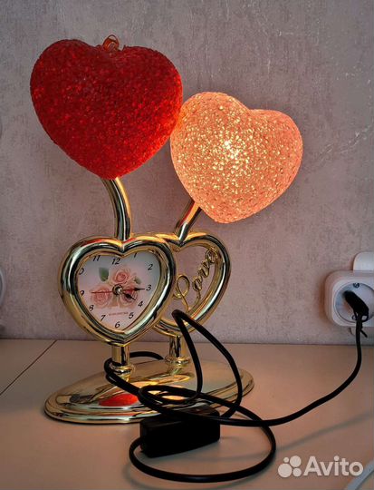 Светильник Часы настольные