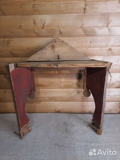 Божница Киот Деревянный Домик для Иконы 19в 1