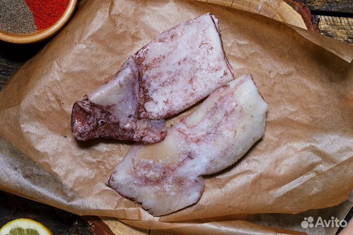 Кальмар тушка неочищенный