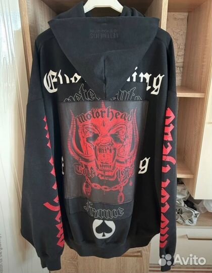 Худи Vetements motorhead patch