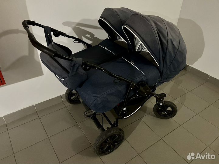 Коляска для двойни Mikado duet LUX