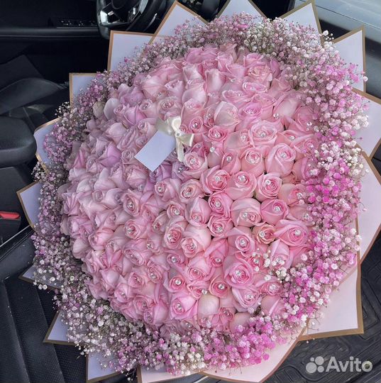 Цветы гипсофила букет подарок день рождения