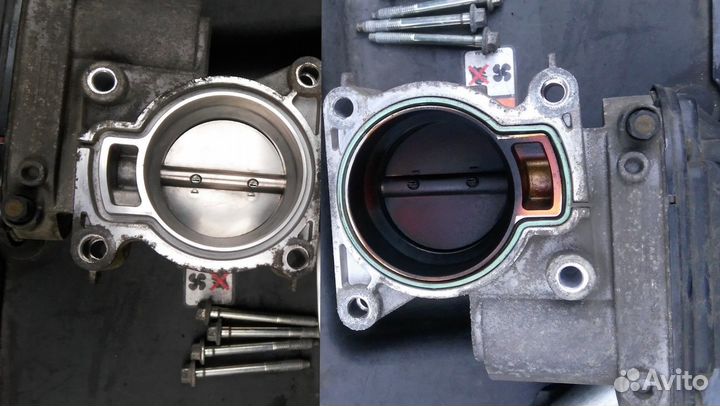 Чистка дросселя MB M-Класс 2005-2008
