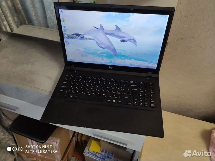 Ноутбук IRU Patriot W255CU проц 4 ядра, озу 4гб