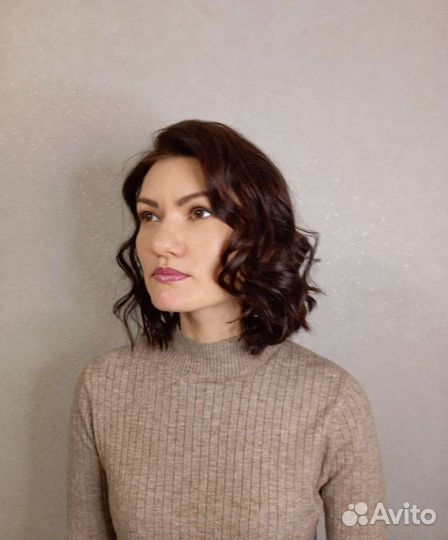 Локоны и макияж