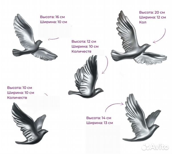 Декор на стену птицы/ панно