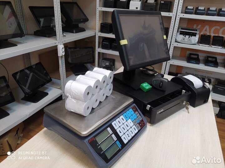 1С Кассовое оборудование для продуктового магазина