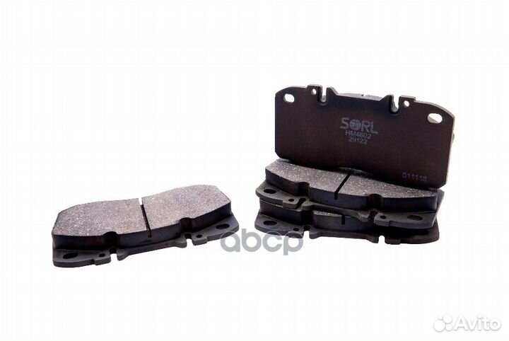 HM4602 колодки дисковые iveco EuroCargo 60/65