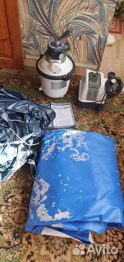 Каркасный бассейн intex бу