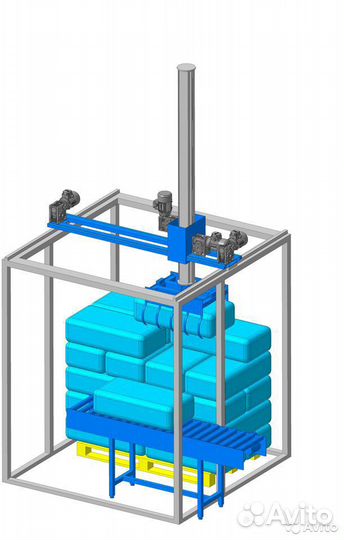 Портальный паллетайзер/депаллетайзер