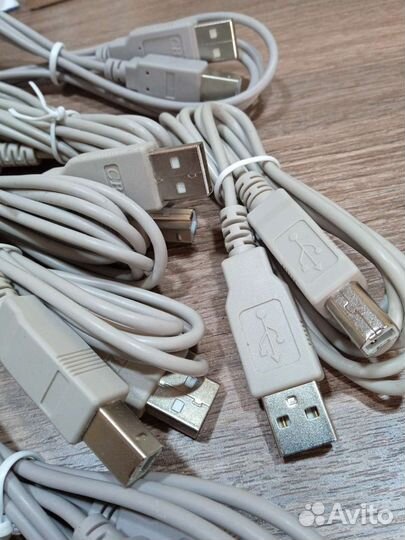 Кабель для принтера USB 2.0 A-B, для сканера, мфу