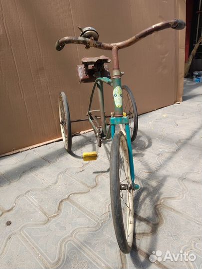 Детский трехколесный велосипед СССР