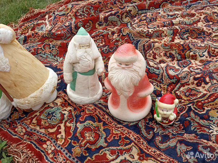 Ватные дед морозы и Снегурочки СССР