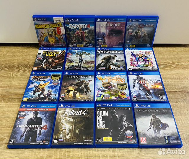 Игры на Sony PS4