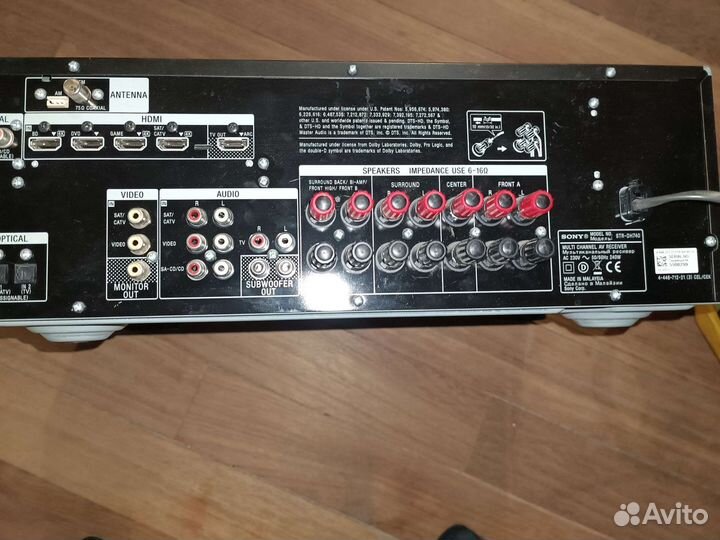 Av ресивер Sony