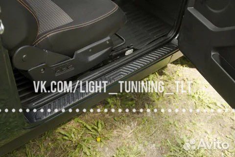 Накладки Порогов Нива 3d