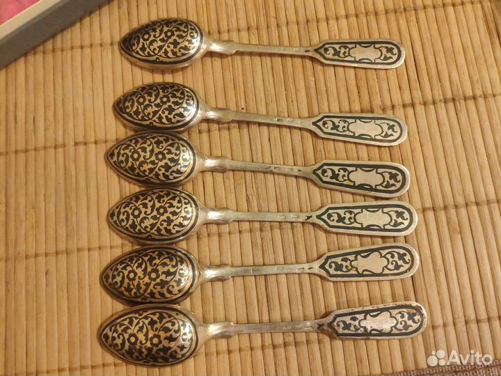 Серебряные ложки Кубачи