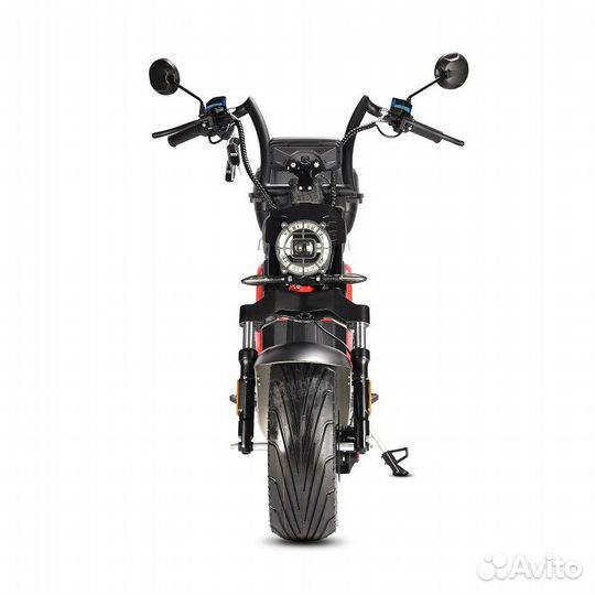 Электроскутер white siberia PRO black edition