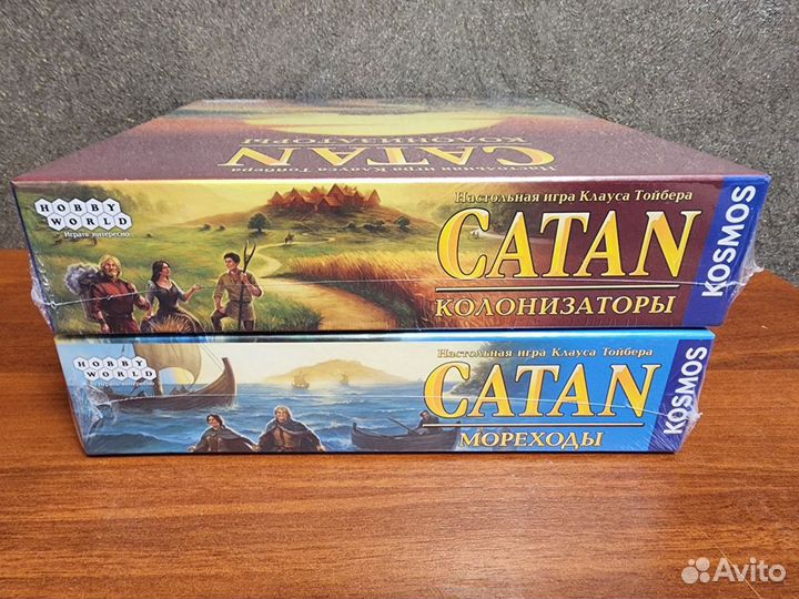 Настольная игра Catan Колонизаторы База+Мореходы
