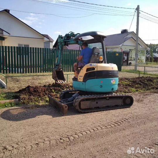 Услуги миниэкскаватора