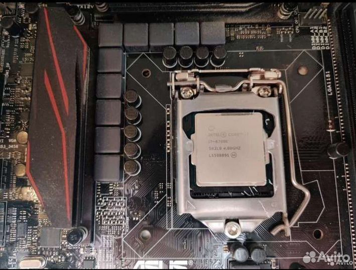 Комплект intel core i7 6700k +16gb+мать