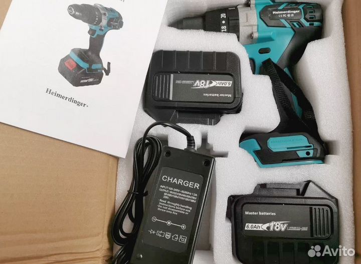 Шуруповерт для ледобура рыбалки Heimerdinger