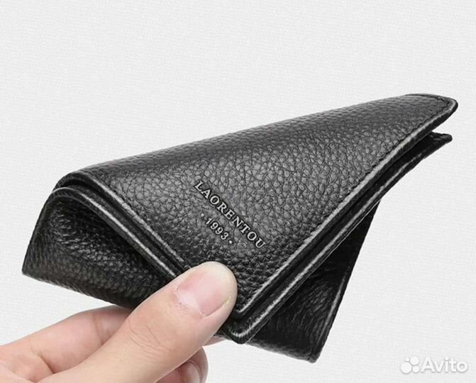 Бумажник мужской кожаный
