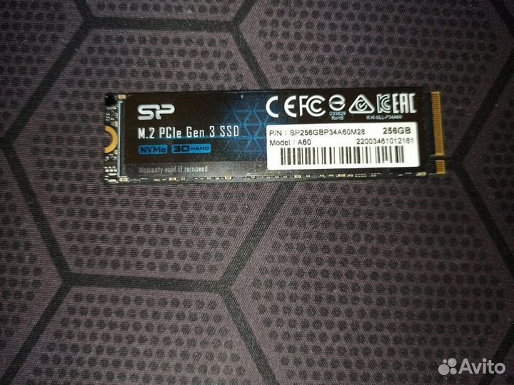 Новые SSD 256 250 240 GB M2 nvme SATA