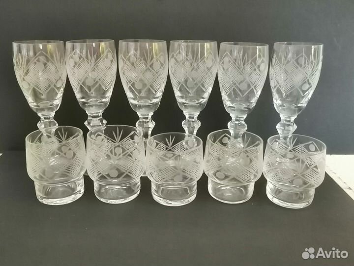 Хрустальные рюмки СССР