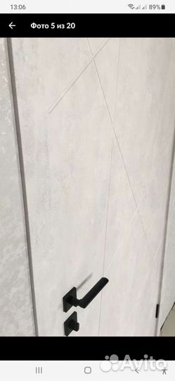 Дверь межкомнатная Бетон снежный