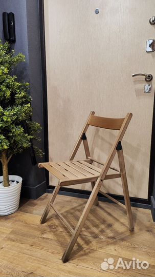 Стул складной Икеа дерево