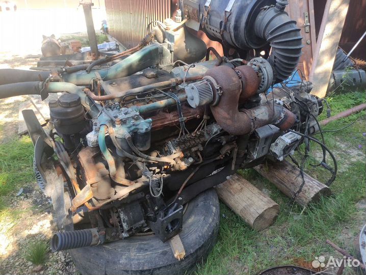 Двигатель с кпп Вольво фл 7