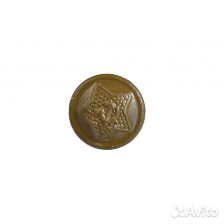 Пуговицы зеленые СССР 14мм со звездой