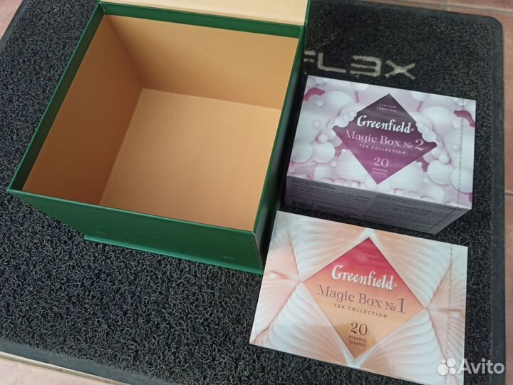 Новый Подарочный набор с чаем Гринфилд Greenfield