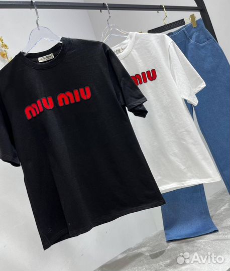 Футболка miu miu два цвета