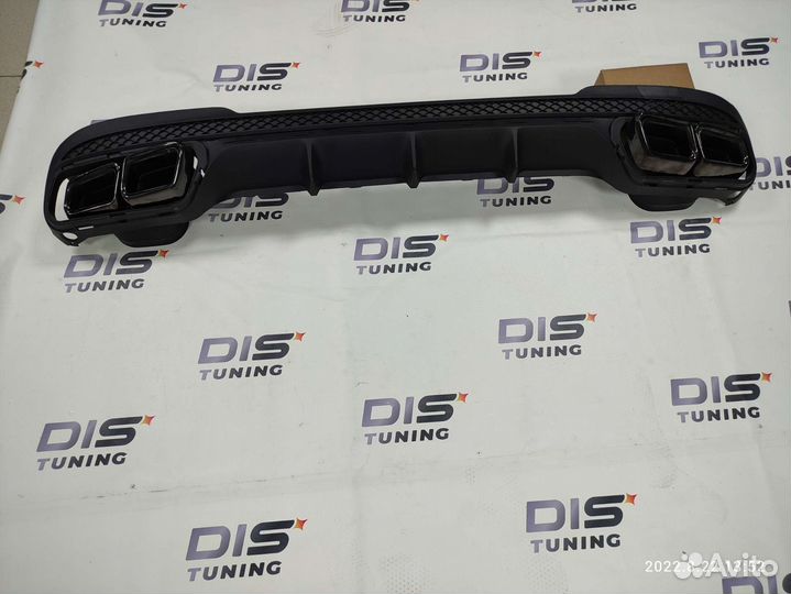 Диффузор Mercedes E-class w212 13-16г 63 AMG blaсk