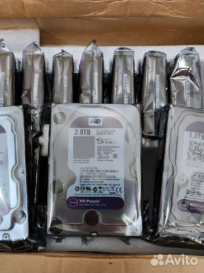 Жесткие диски WD purple новые оригинальные