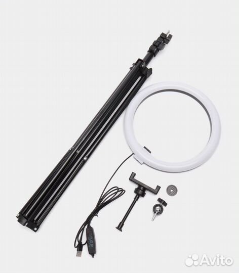 Кольцевая лампа со штативом новая