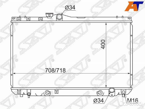 Радиатор toyota, toyota chaser, toyota chaser ZX9 92-96, toyota cresta, toyota cresta X9 92-96, toyo