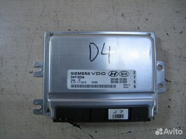 Блок управления двс KIA Sportage 2 (KM) 2005