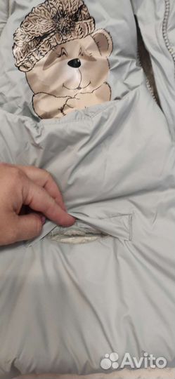 Конверт зимний на овчине 68