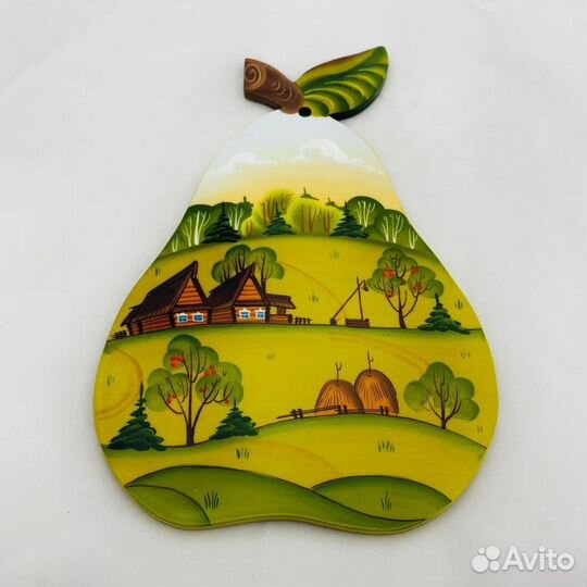 Декоративная доска с росписью