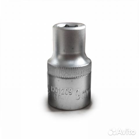 Головка торцевая 6-гранная 1/2''DR (9 мм) AVS H012