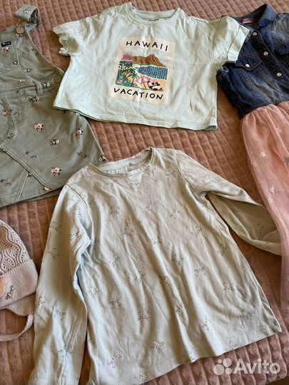 Одежда на девочку пакетом 104, 110