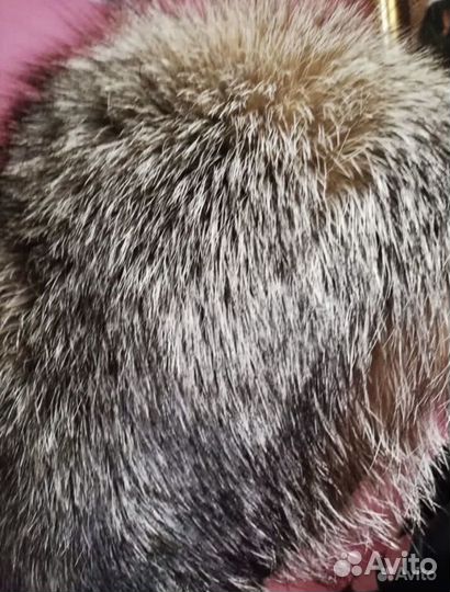 Шапка из чернобурки женская