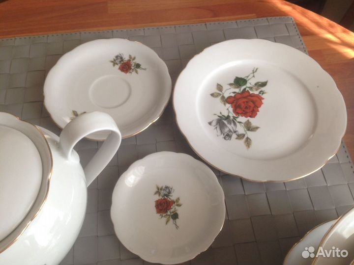 Винтажный чайно-кофейный сервиз Kahla (гдр)