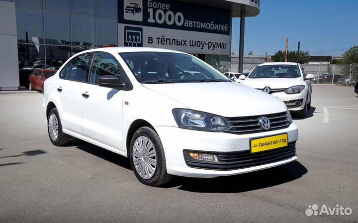 Volkswagen Polo 1.6 AT, 2020, 68 798 км