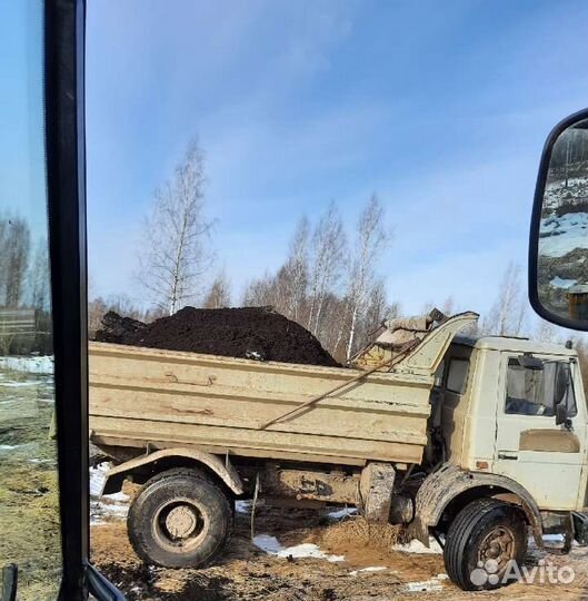 Торф/ земли плодородной/ песка, щебня и