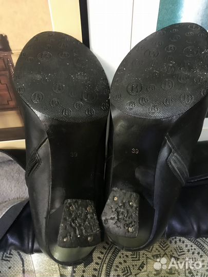 Полусапоги натуральная кожа